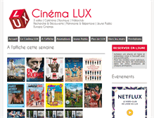 Tablet Screenshot of cinemalux.org